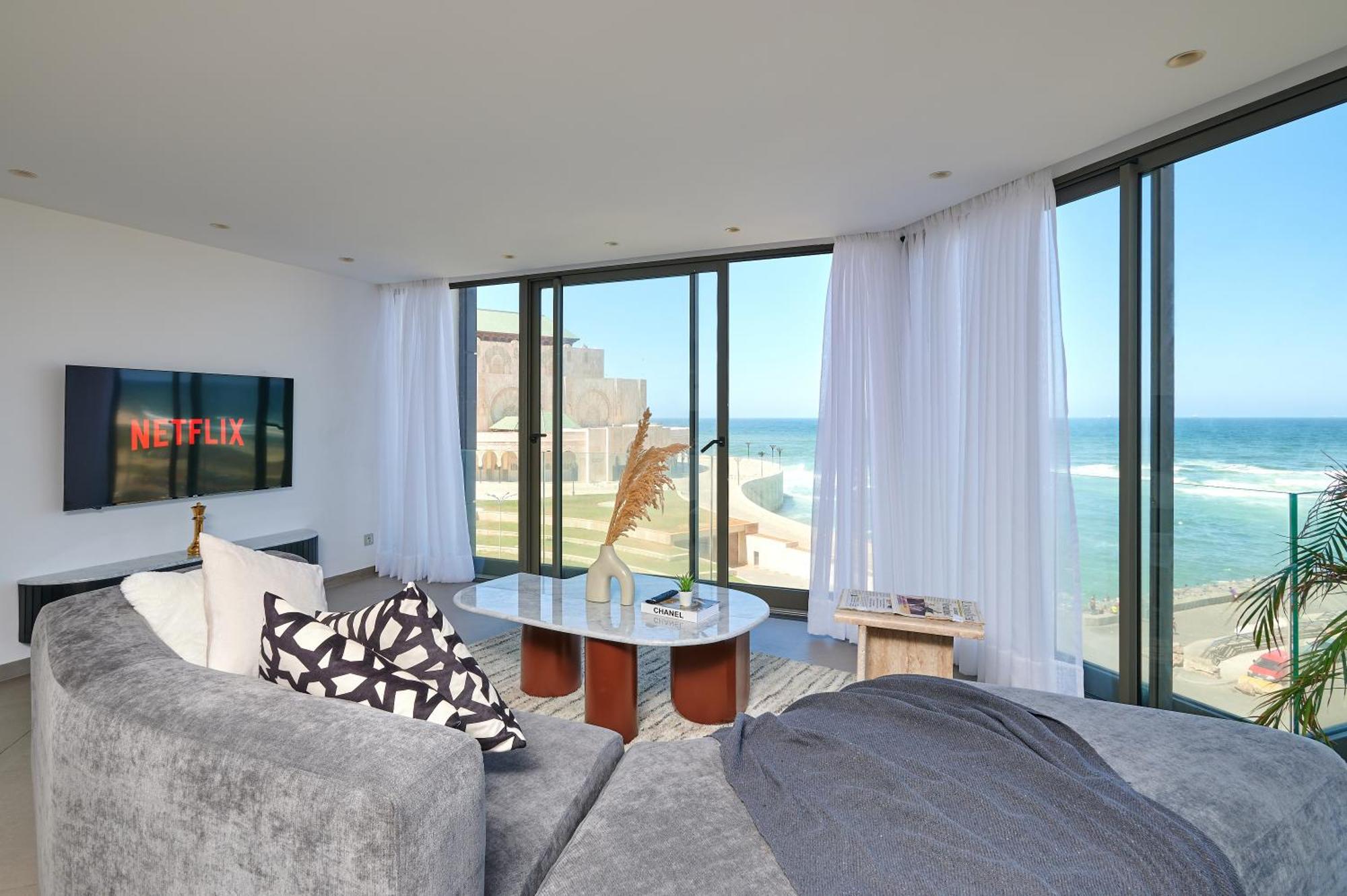 Thecasaedition - Bel Azur - Sea View & Hassan II Mosque Residency Касабланка Екстер'єр фото