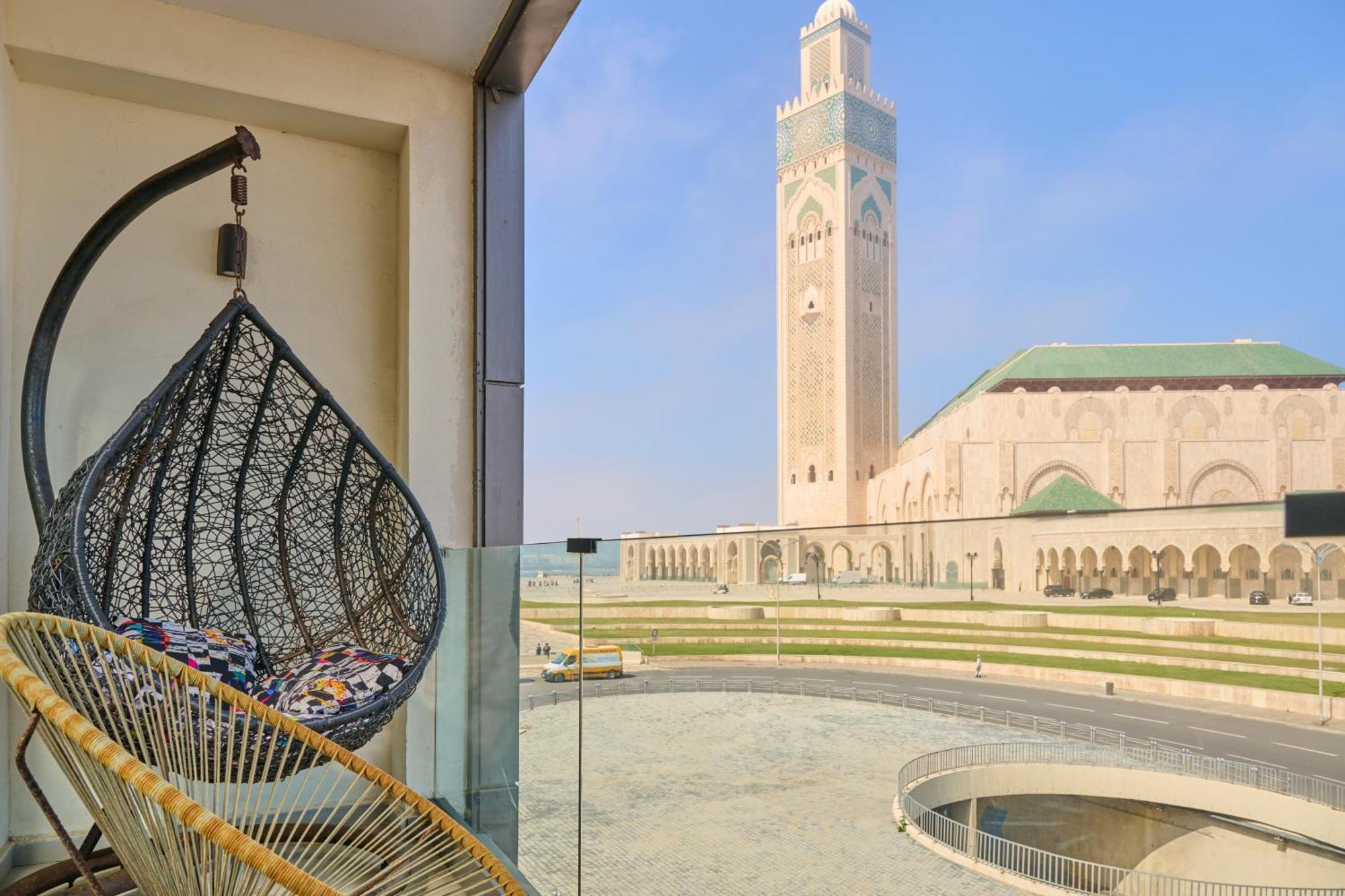 Thecasaedition - Bel Azur - Sea View & Hassan II Mosque Residency Касабланка Екстер'єр фото
