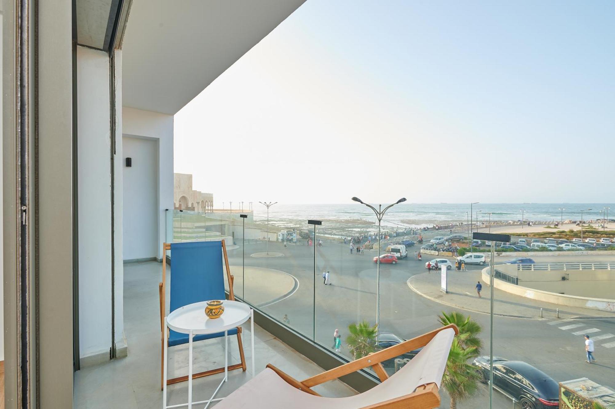 Thecasaedition - Bel Azur - Sea View & Hassan II Mosque Residency Касабланка Екстер'єр фото